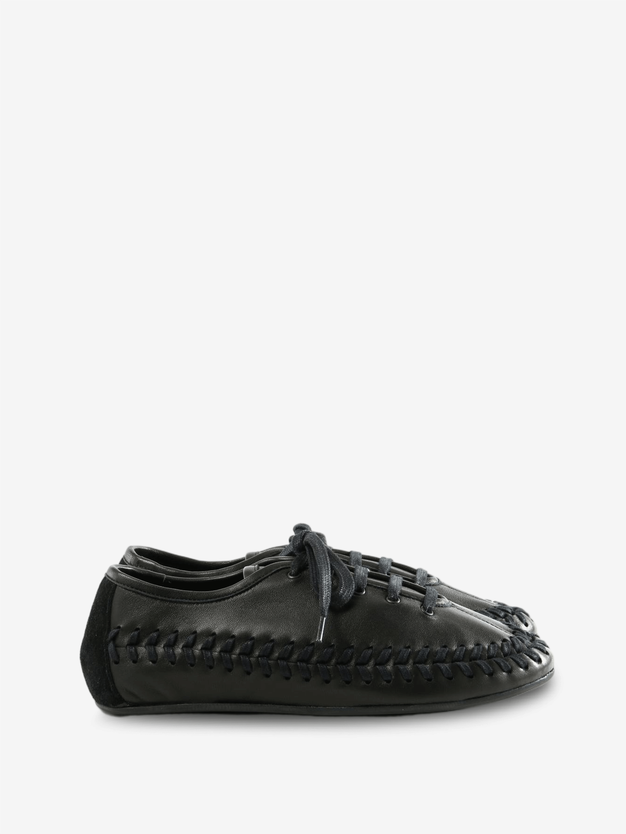 Black shoes, side view