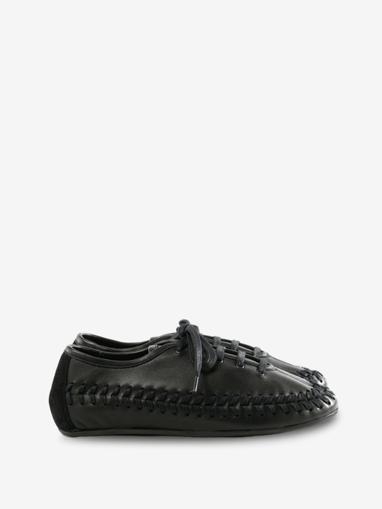 Black shoes, side view