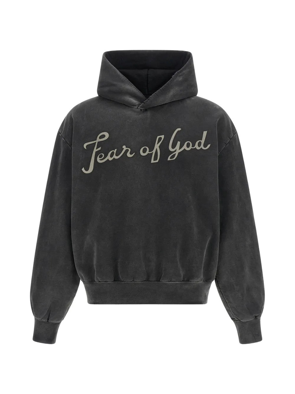 Black hoodie, front view