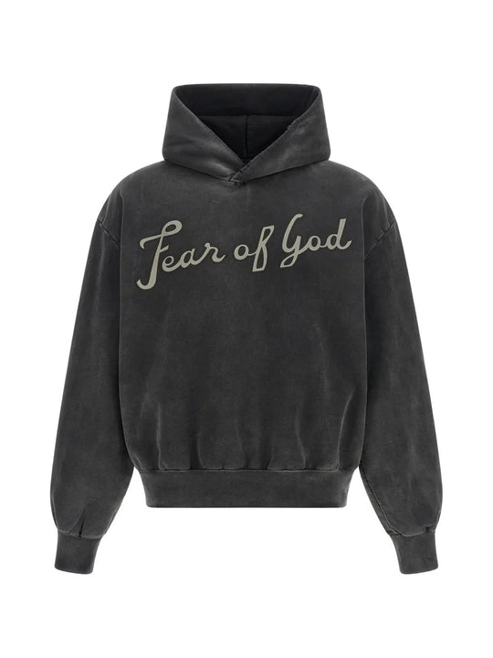 Black hoodie, front view
