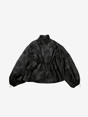 Black jacket, front view