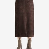 ATELIER NEW YORK - Women Suede Leather Skirt