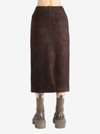 ATELIER NEW YORK - Women Suede Leather Skirt