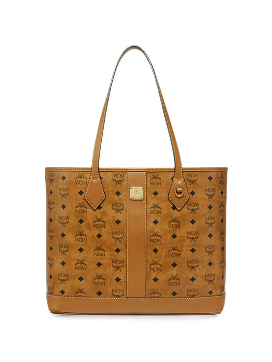 Tan bag, front view