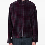 Red sweats-hoodies worn by a person, showing the sweats-hoodies fit