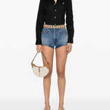 black shirt, full body view