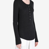 Black shirt, front view