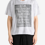 White t-shirt, full body view