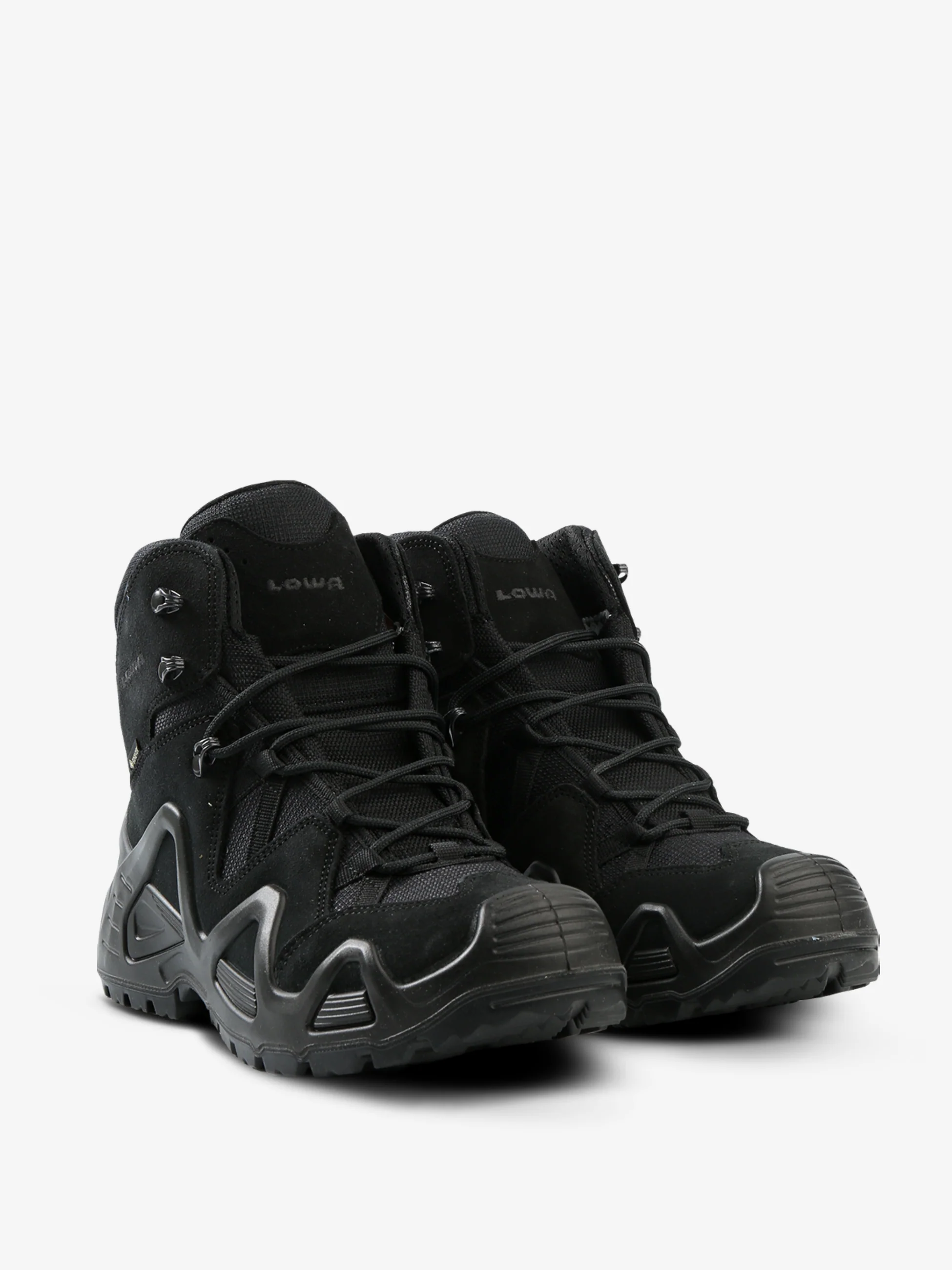 Black boots, side view