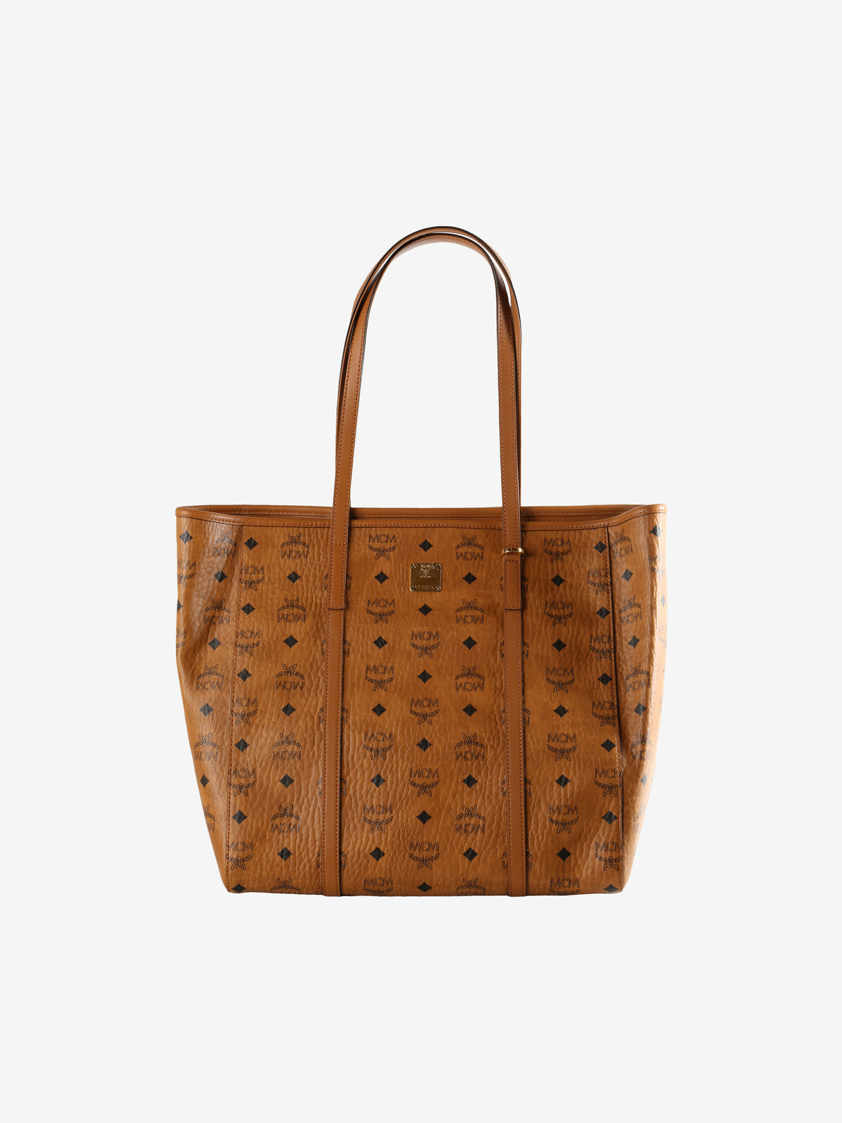 McM medium bag MCM Reversible Liz Medium Visetos Canvas Shopper Tote Bag Cognac main image 4