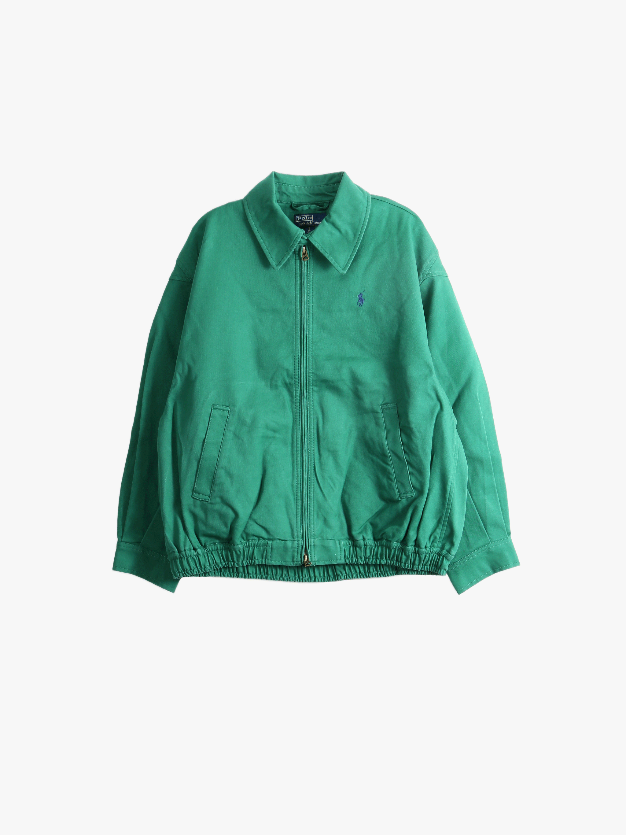 Green jacket, front view