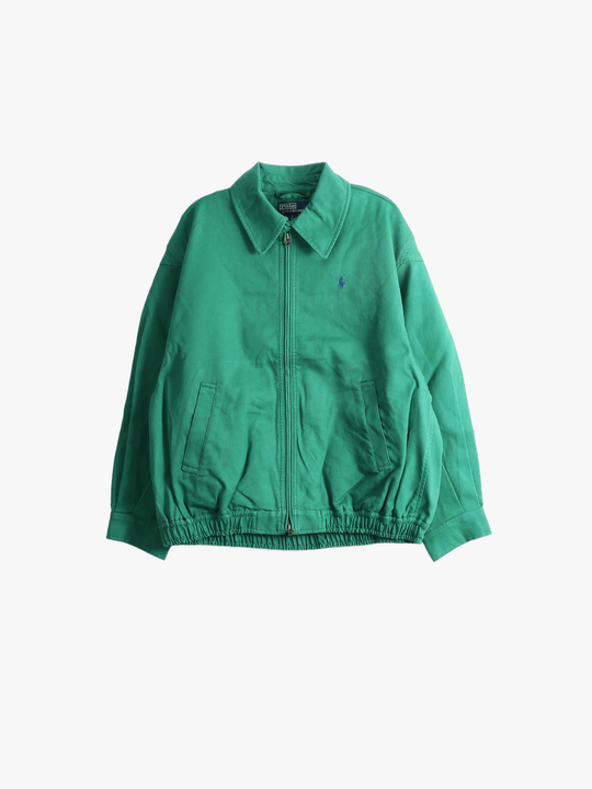 Green jacket, front view