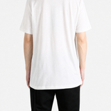Tan t-shirt, full body view