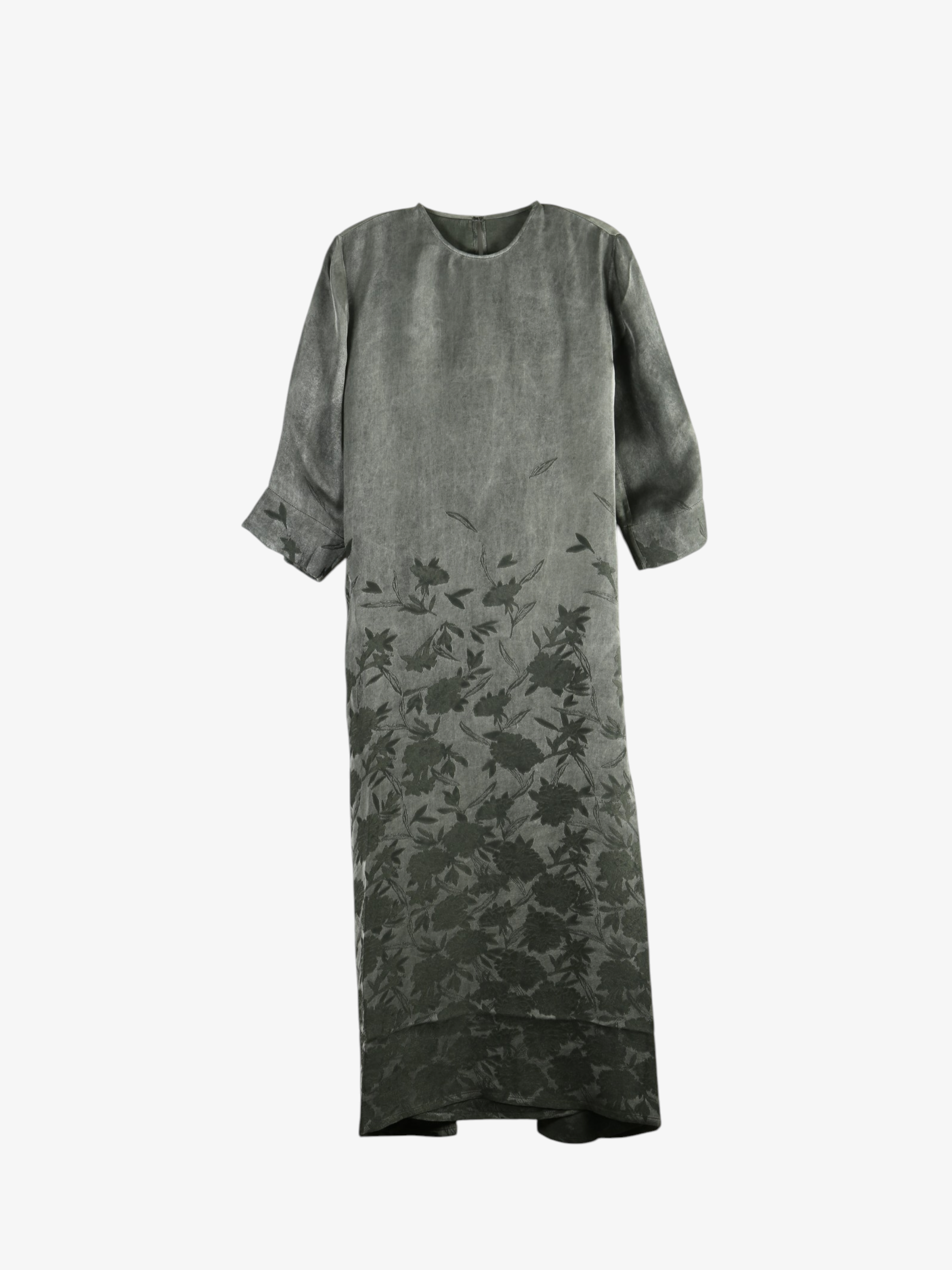 Green dress, front view