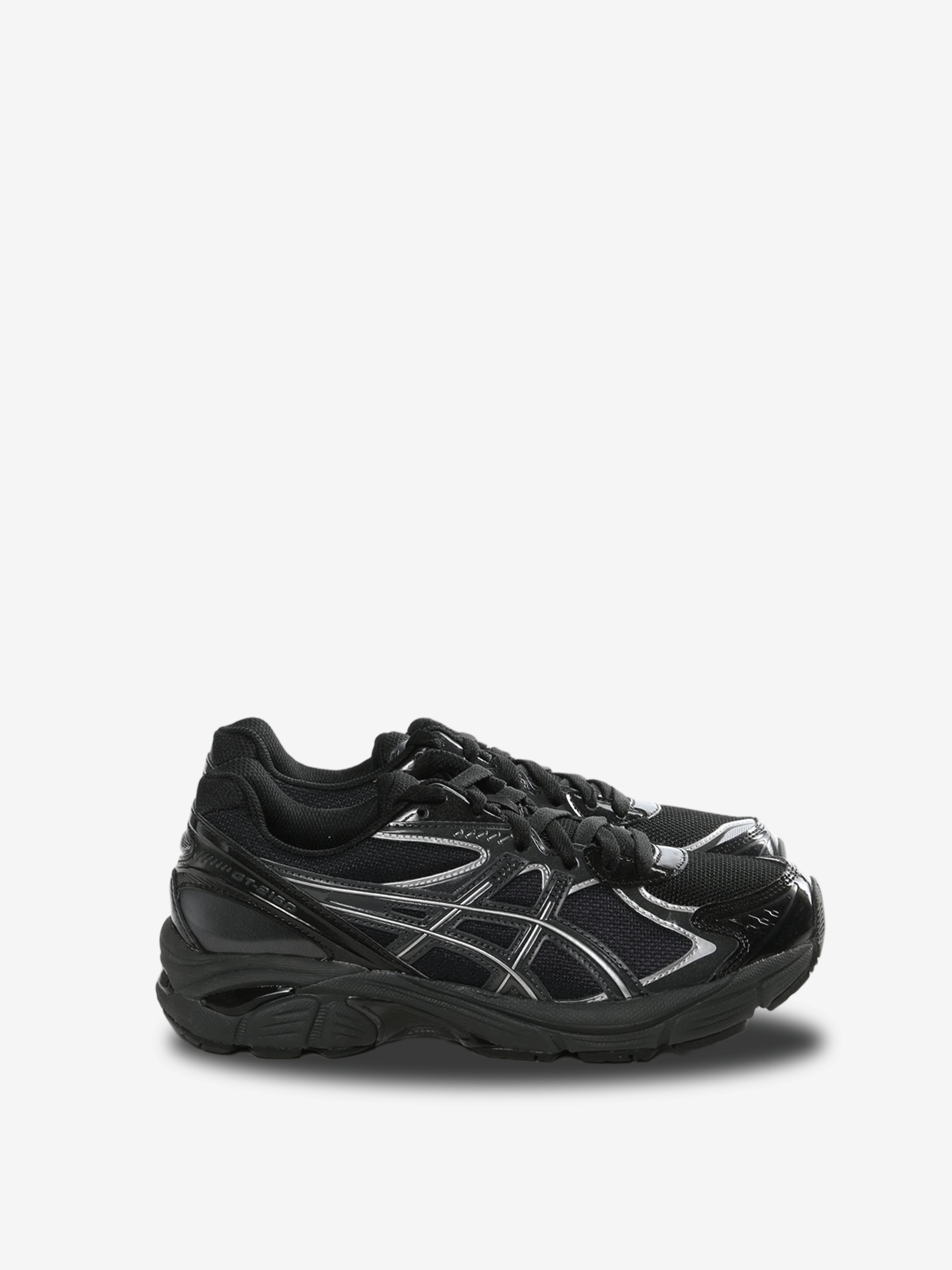 Black sneakers, front view