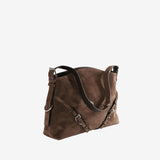 Brown bags, side view