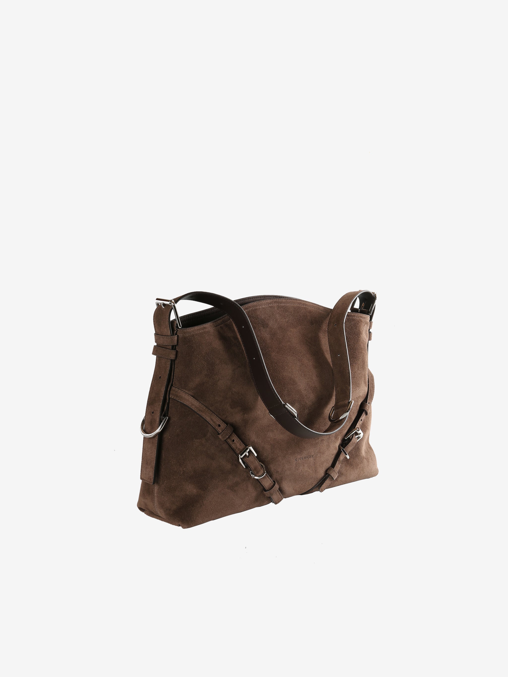 Brown bags, side view