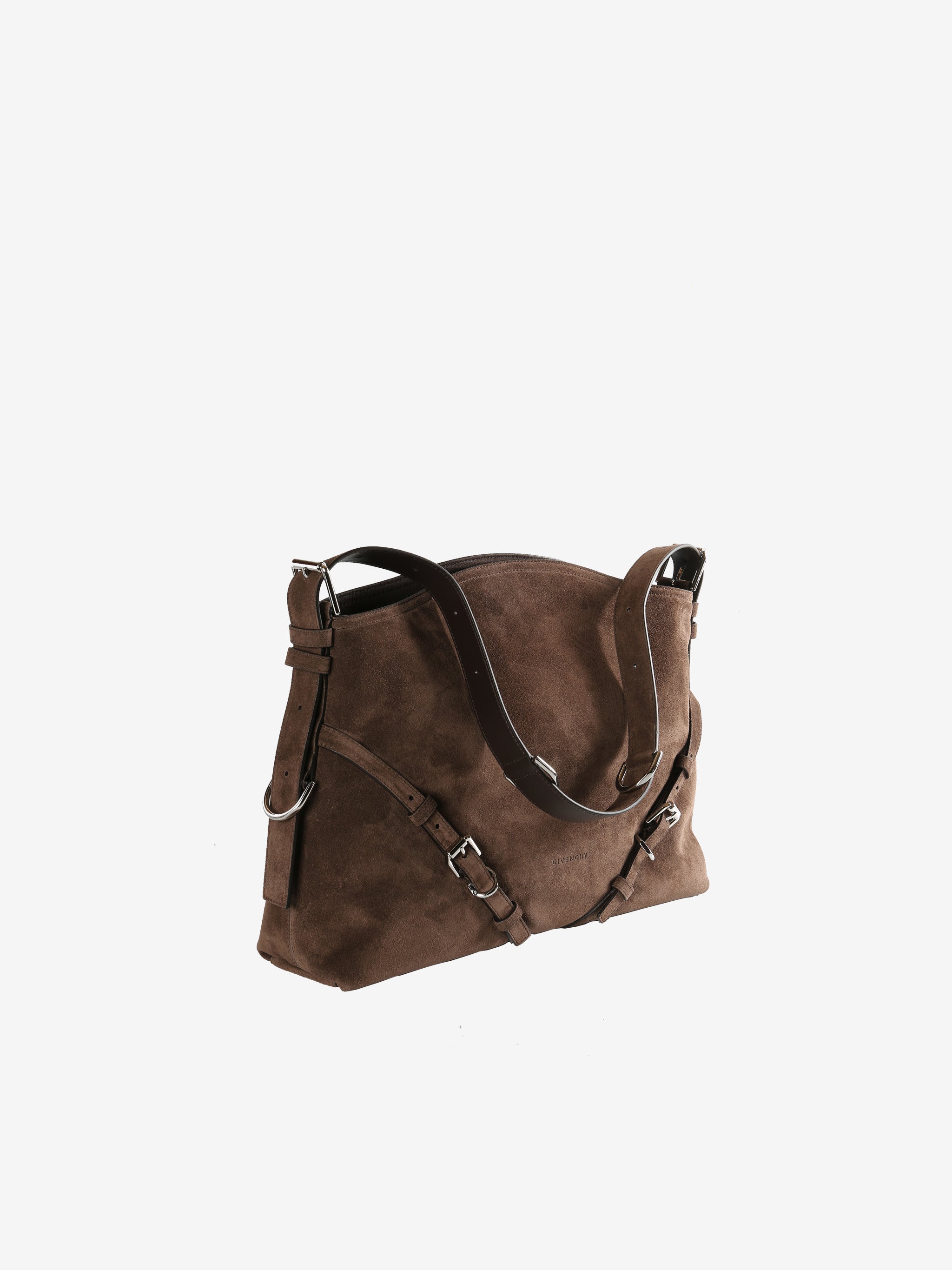 Brown bags, side view