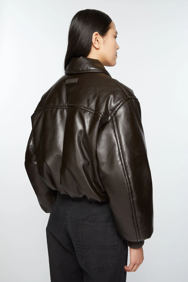 ACNE STUDIOS - Women Coated Bomber Jacket