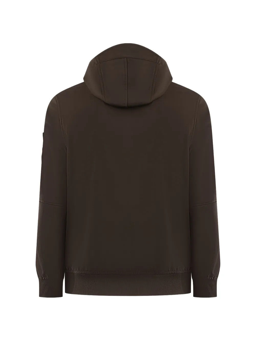 Brown jacket, back view