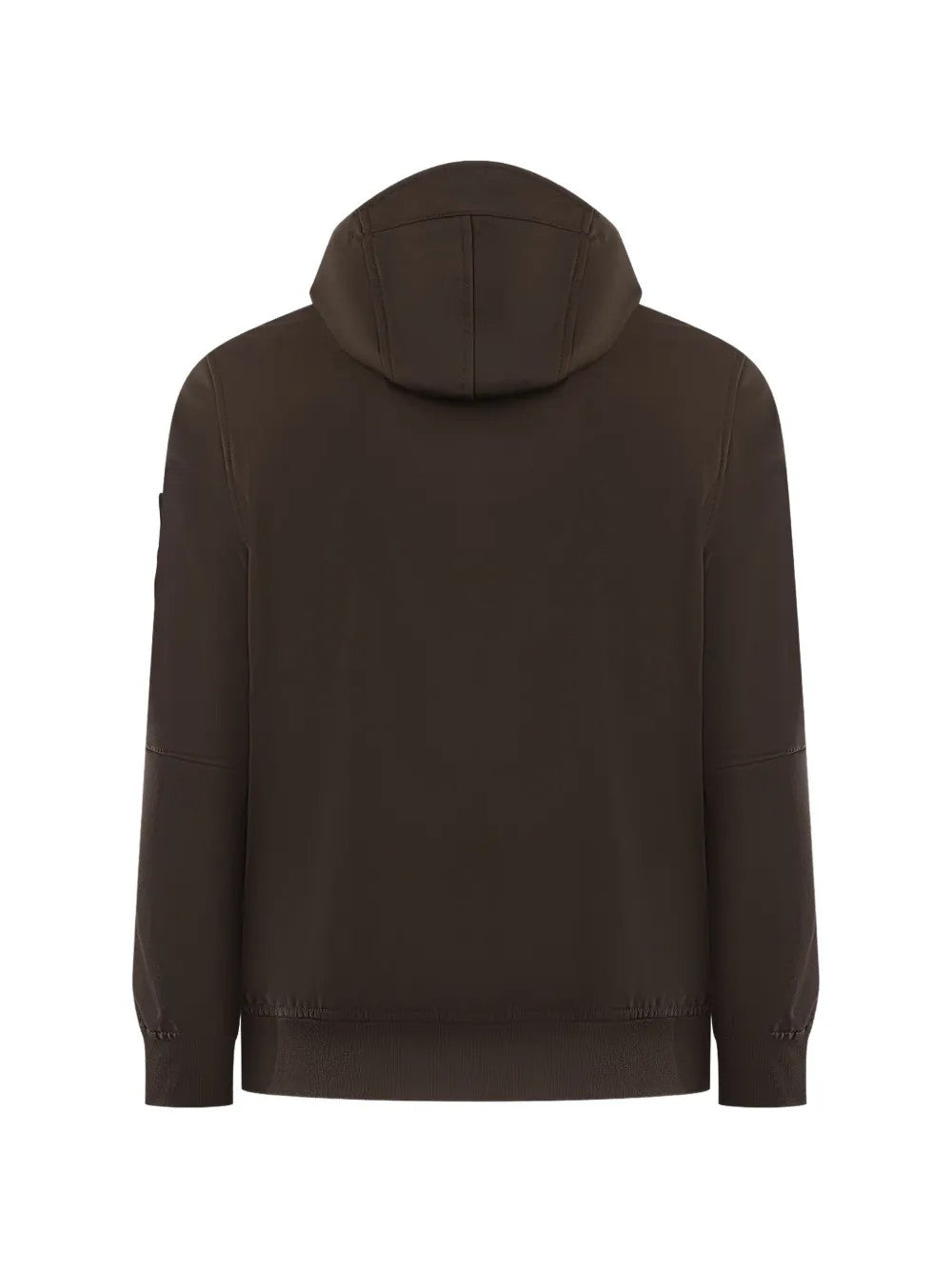 Brown jacket, back view