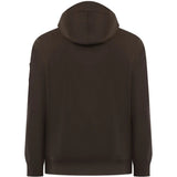 Brown jacket, back view