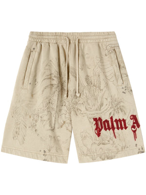 PALM ANGELS - Men Pencil All Over Sweatshorts