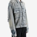 Grey jacket, full body view
