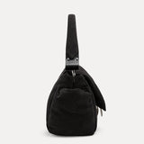 Black bag, back view