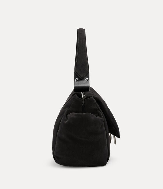 Black bag, back view
