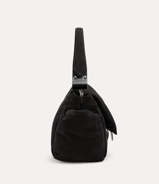 Black bag, back view