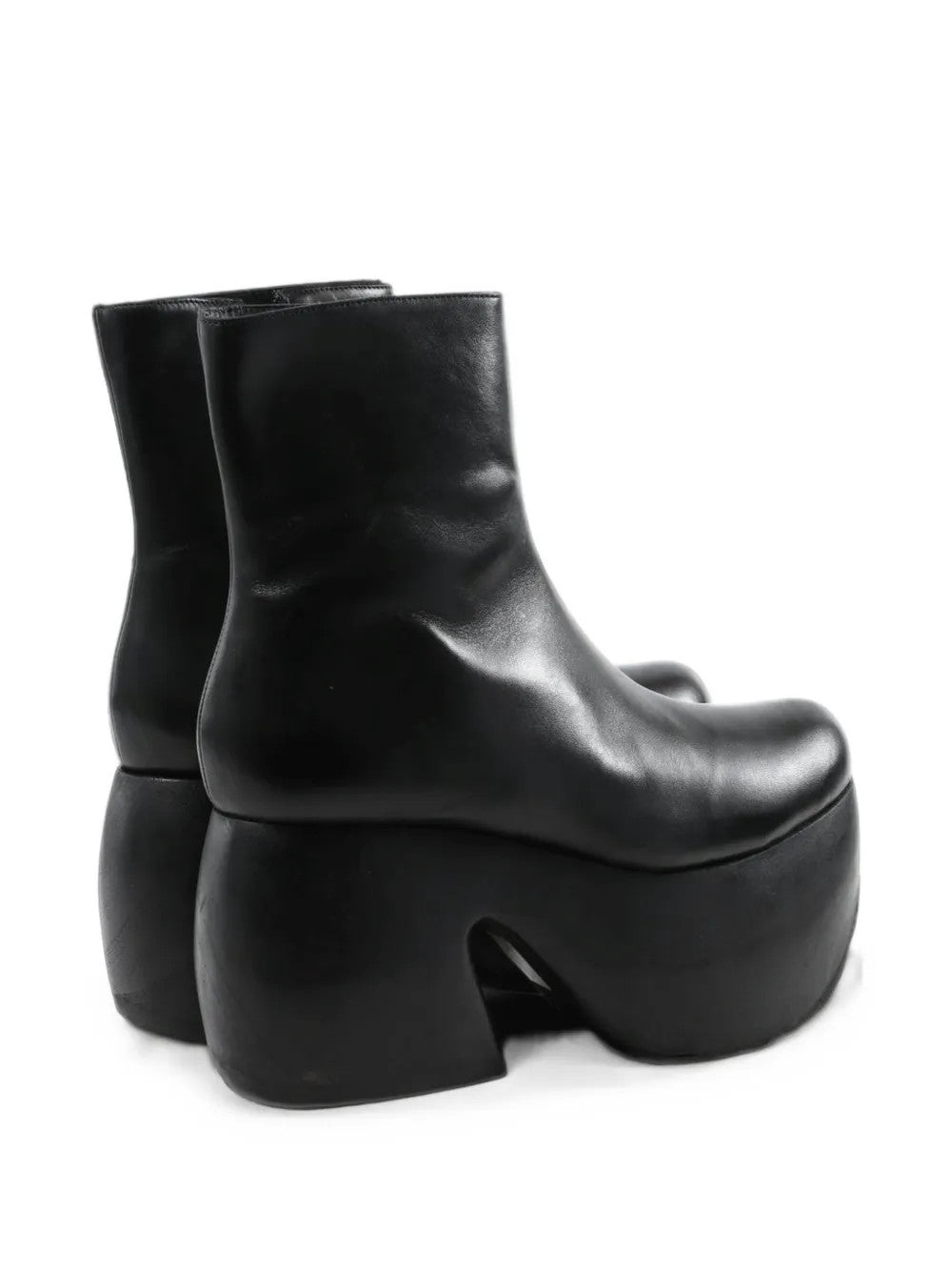 Black boots, side view
