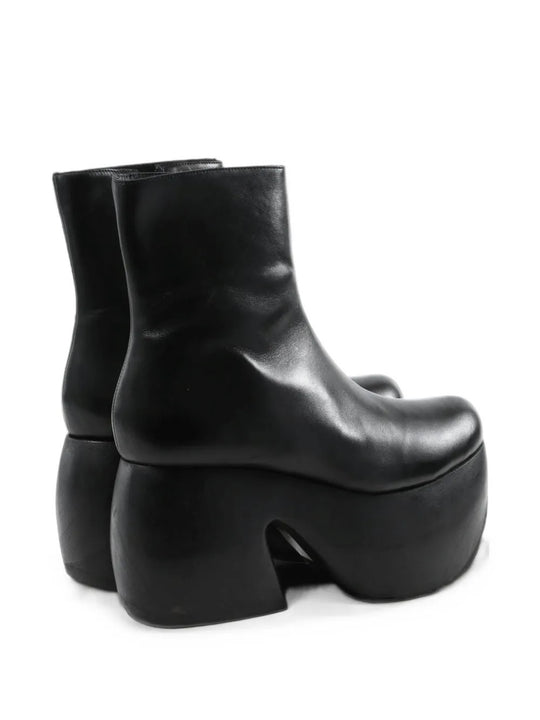 Black boots, side view