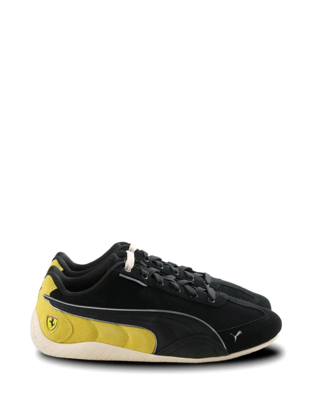 Black sneakers, front view