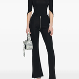 black pants, full body view