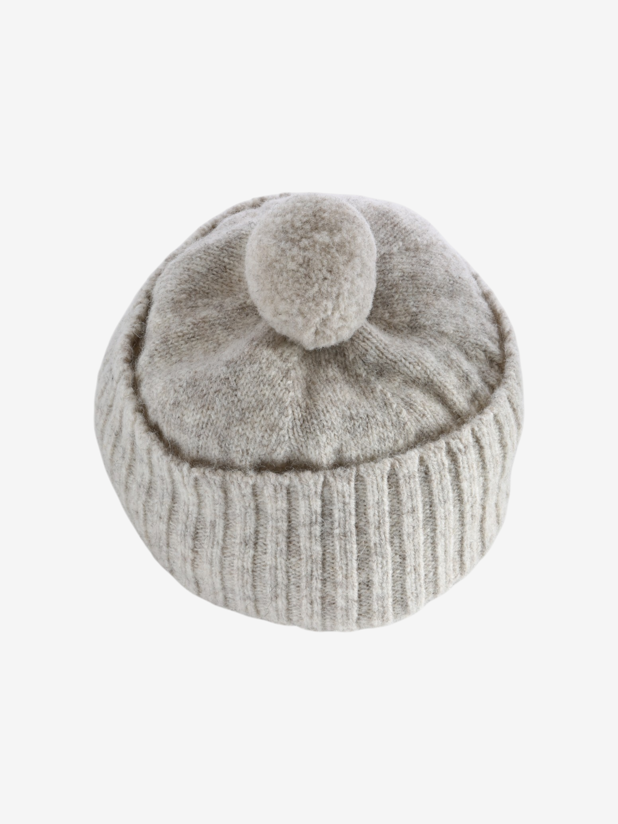 Tan hat, front view
