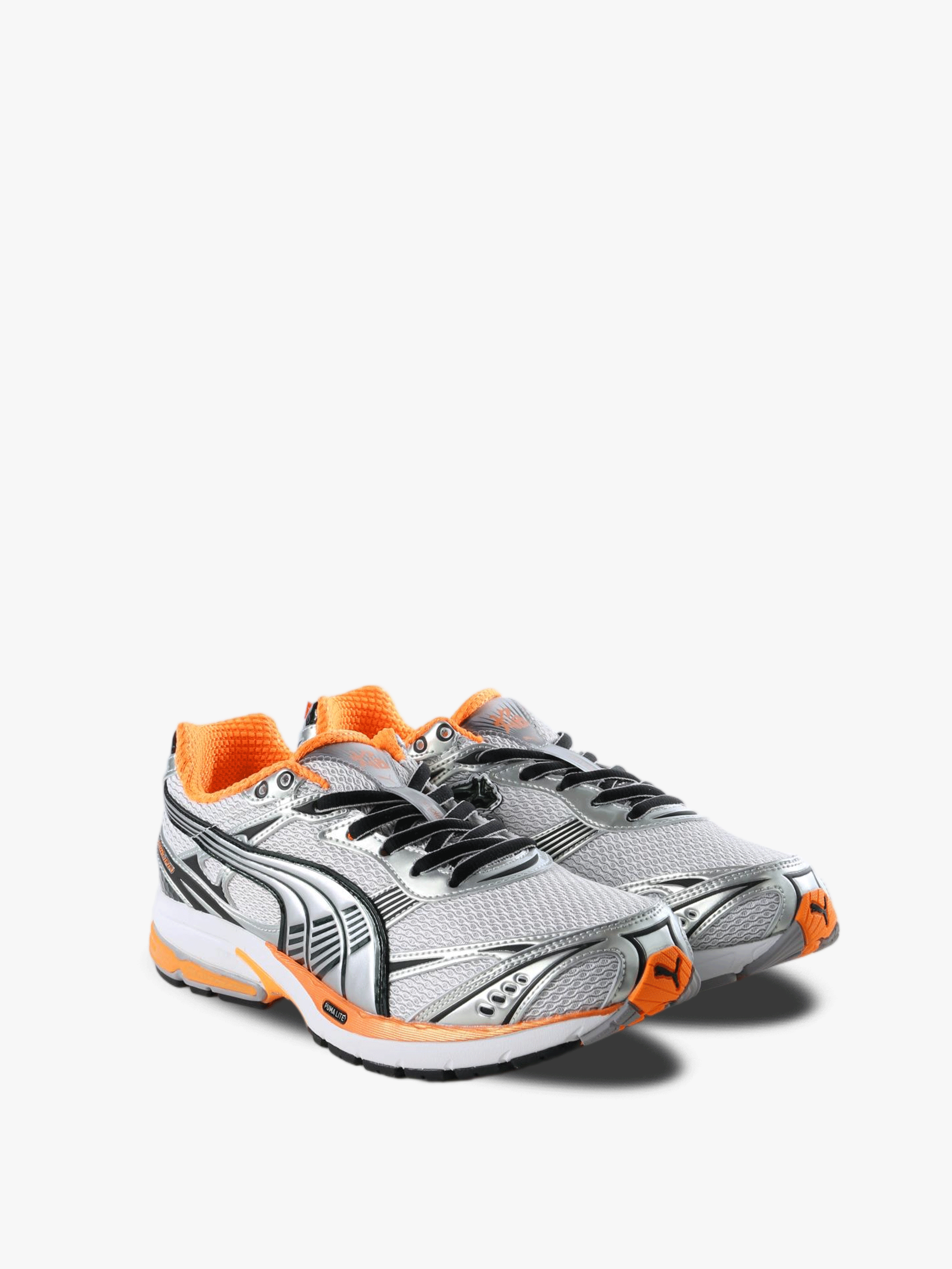 Grey shoes, front view