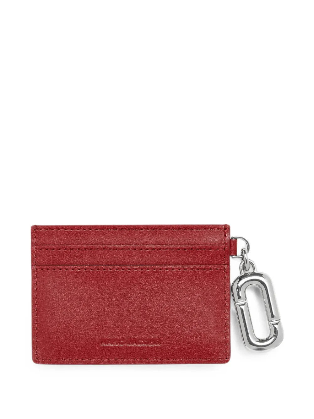 Red accessories, front view