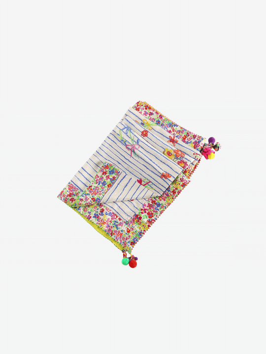 Pink scarf,front view