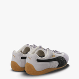 White and black sneaker,back view