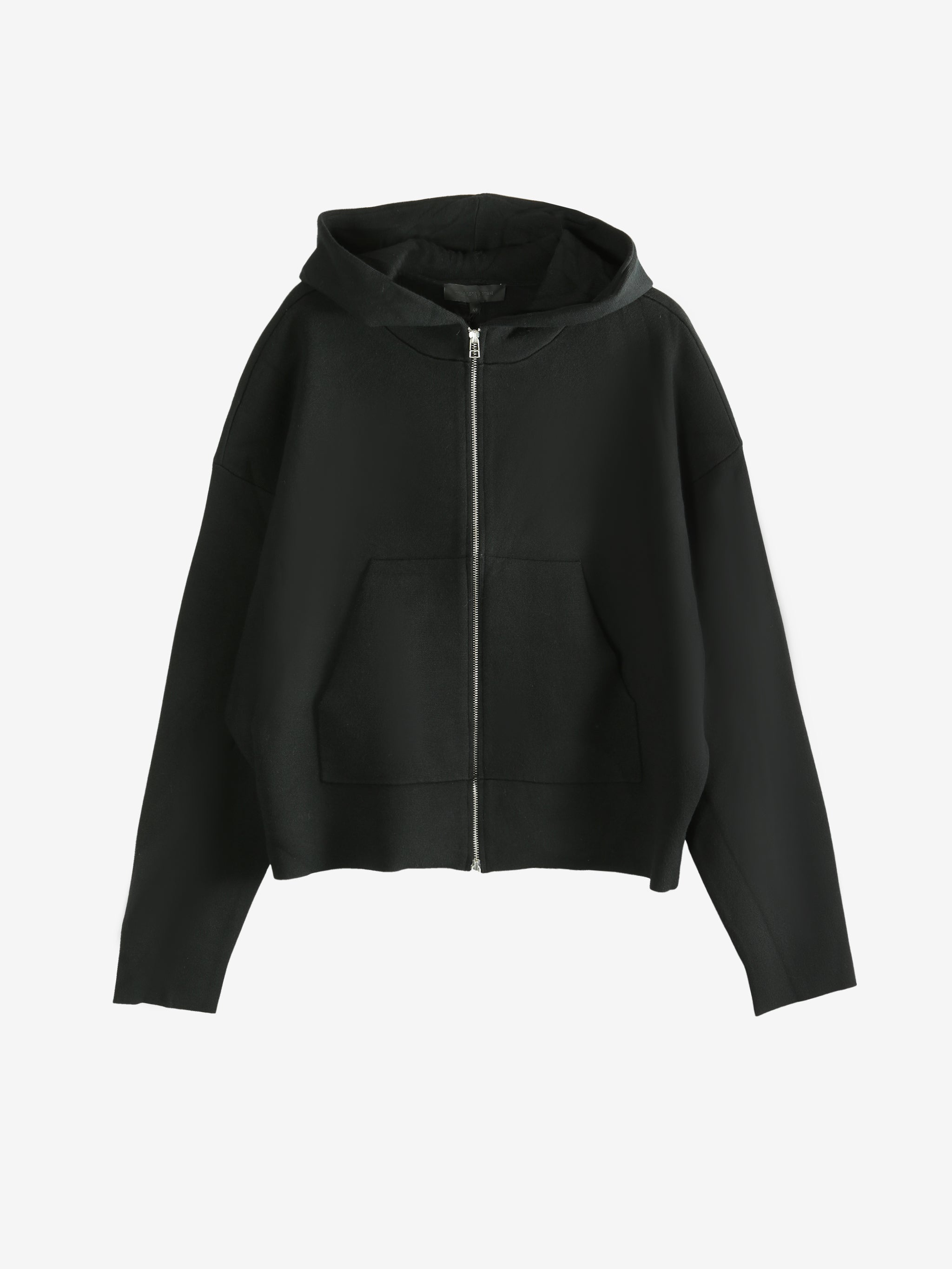 Black knitwear, front view