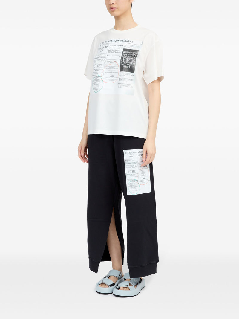 MM6 Maison Margiela - Women Stamp Logo T-Shirts