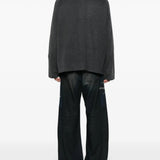 Grey knitwear, full body view