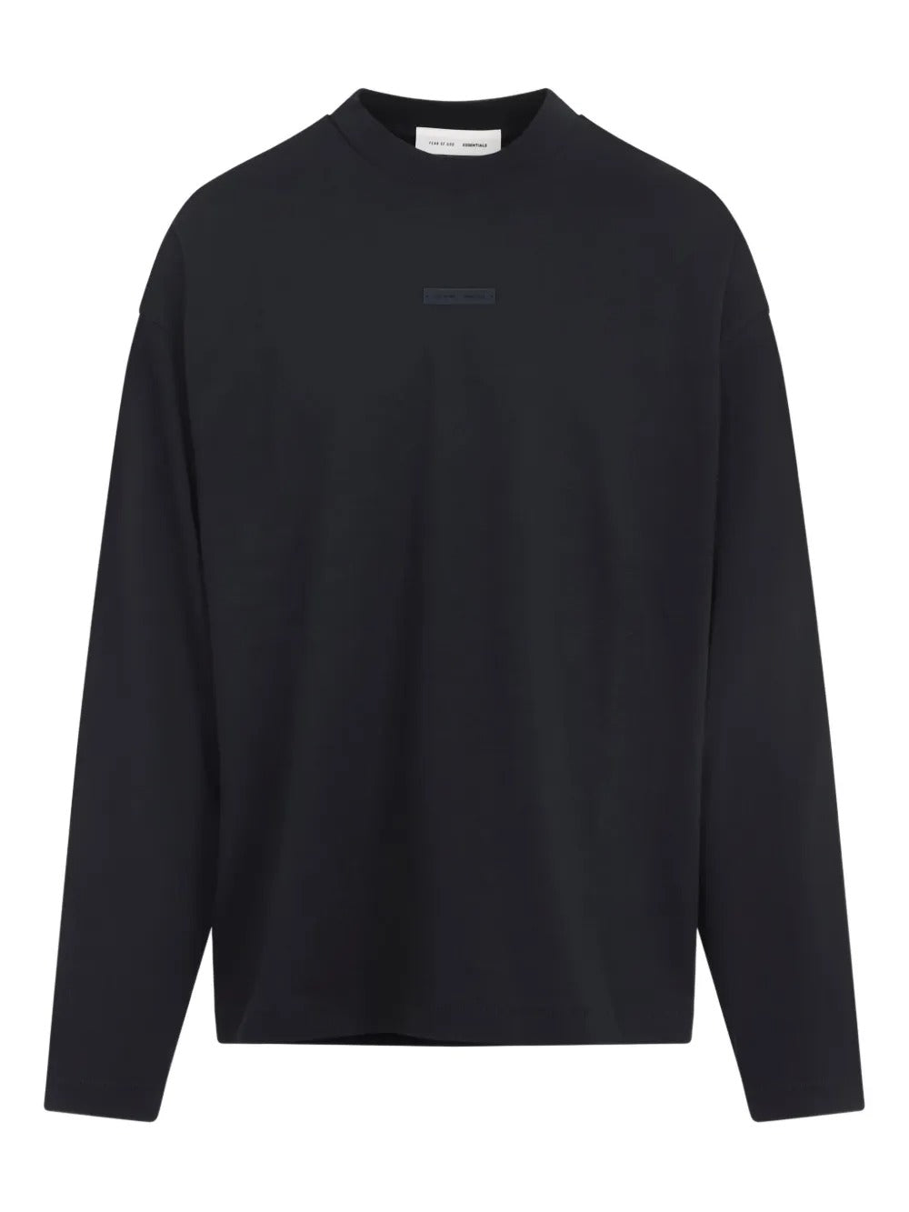 Black shirt, front view