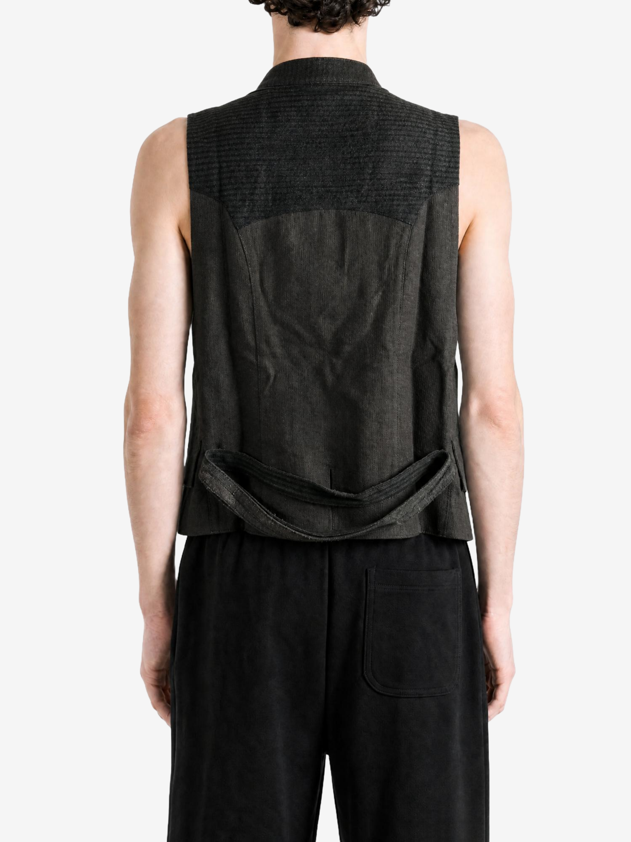 Black jacket, front view