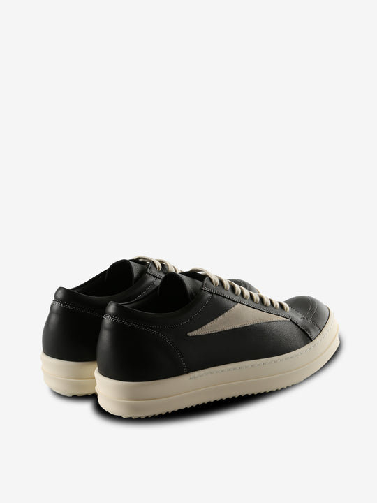 Black sneakers, back view