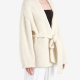 Tan jacket, front view