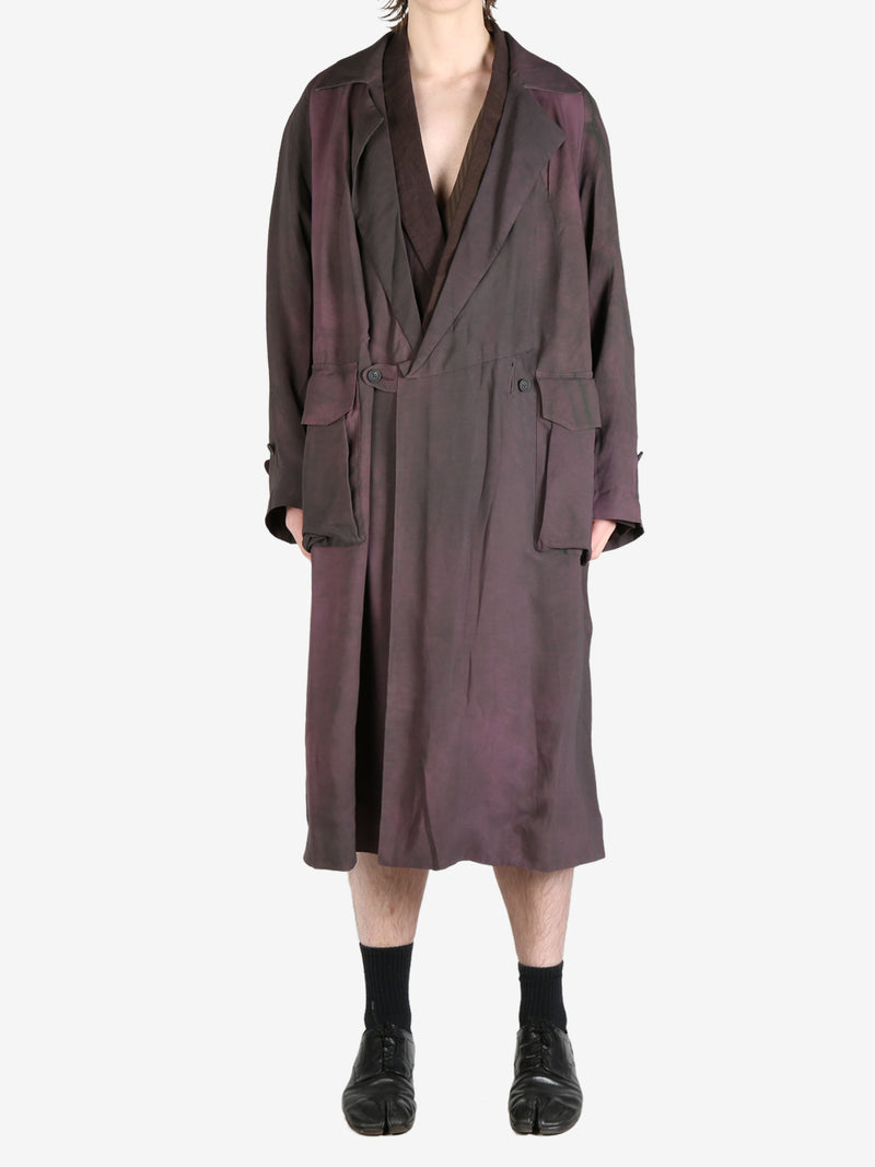 ZIGGY CHEN - Men Oversized Trench Coat