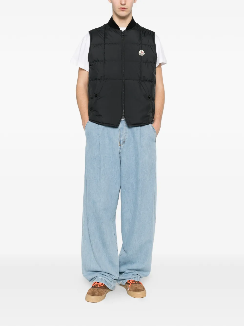 Black jackets-coats, full body view