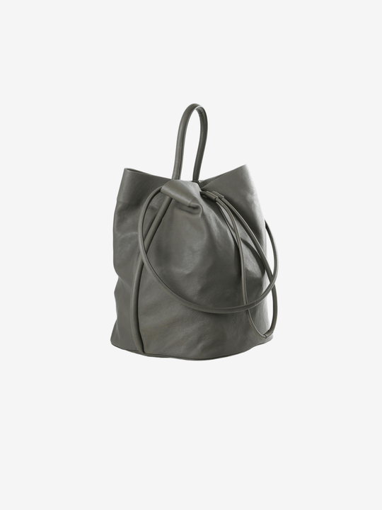 Grey bag, side view